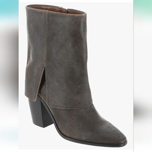 Vince Camuto Tobacco Vintage Suede Heeled Boots